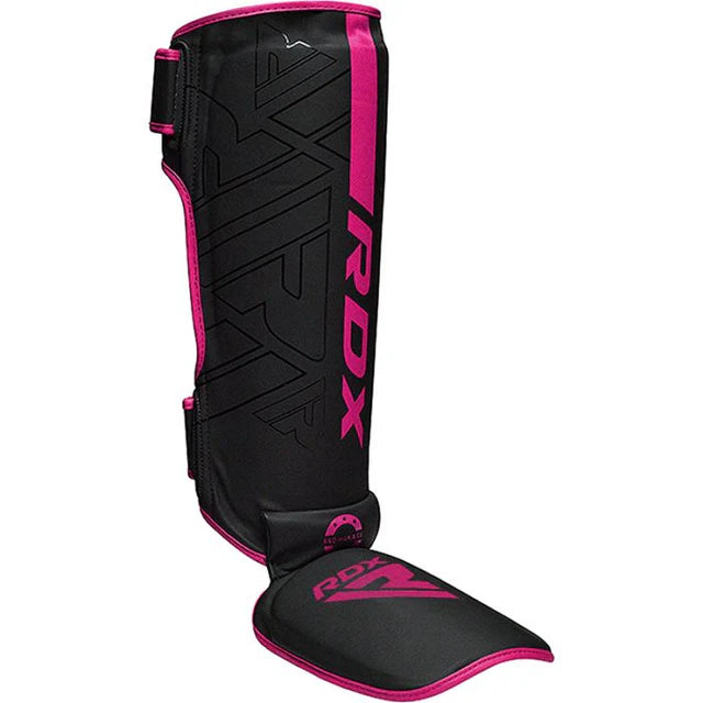 RDX F6 KARA MMA Shin Instep Guards Black Pink