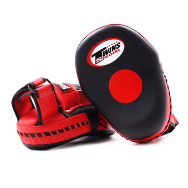 Twins Special PMS28 Microfibre Focus Mitts - Black-Red