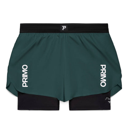 Primo E.S.C. (Elite Strikers Club) Compression Shorts - Forest Green