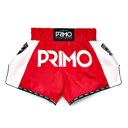 Primo Muay Thai Shorts - Free Flow Series - Stadium Classic Red