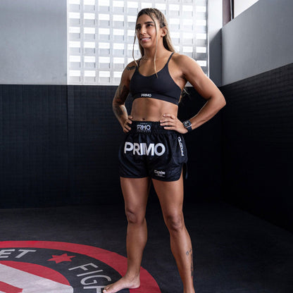 Primo Muay Thai Shorts - Mamba Series - Black