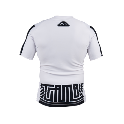 Scramble Ranked Rashguard Short Sleeve- Black