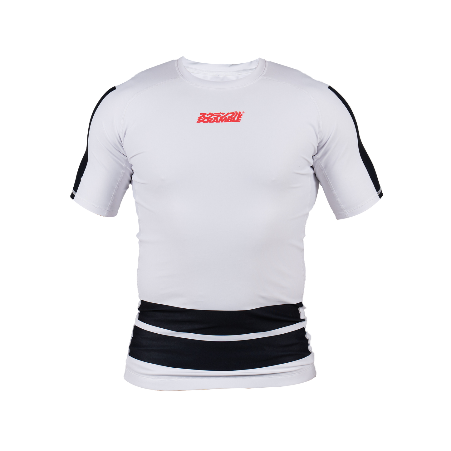 Scramble Ranked Rashguard Short Sleeve- Black