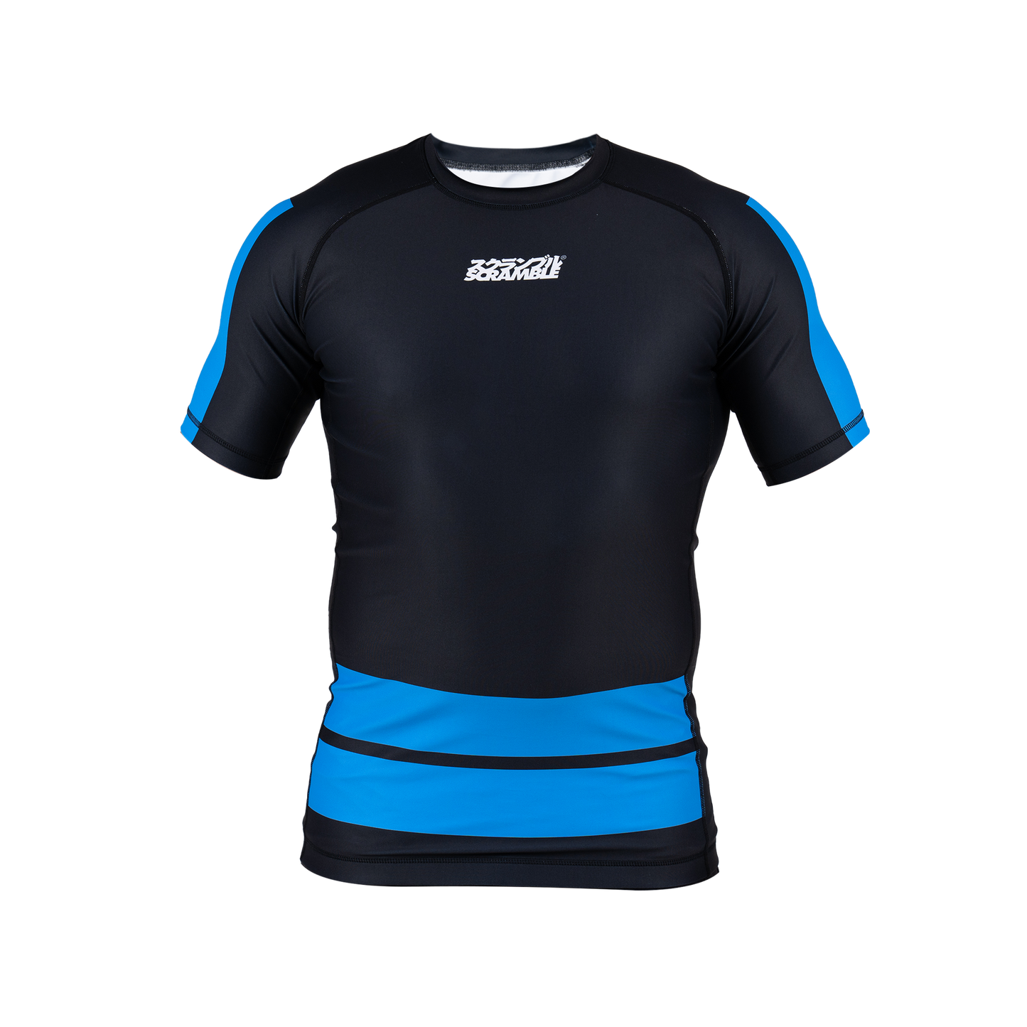 Scramble Ranked Rashguard Short Sleeve - Blue