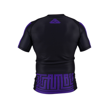 Scramble Ranked Rashguard Short Sleeve- Purple