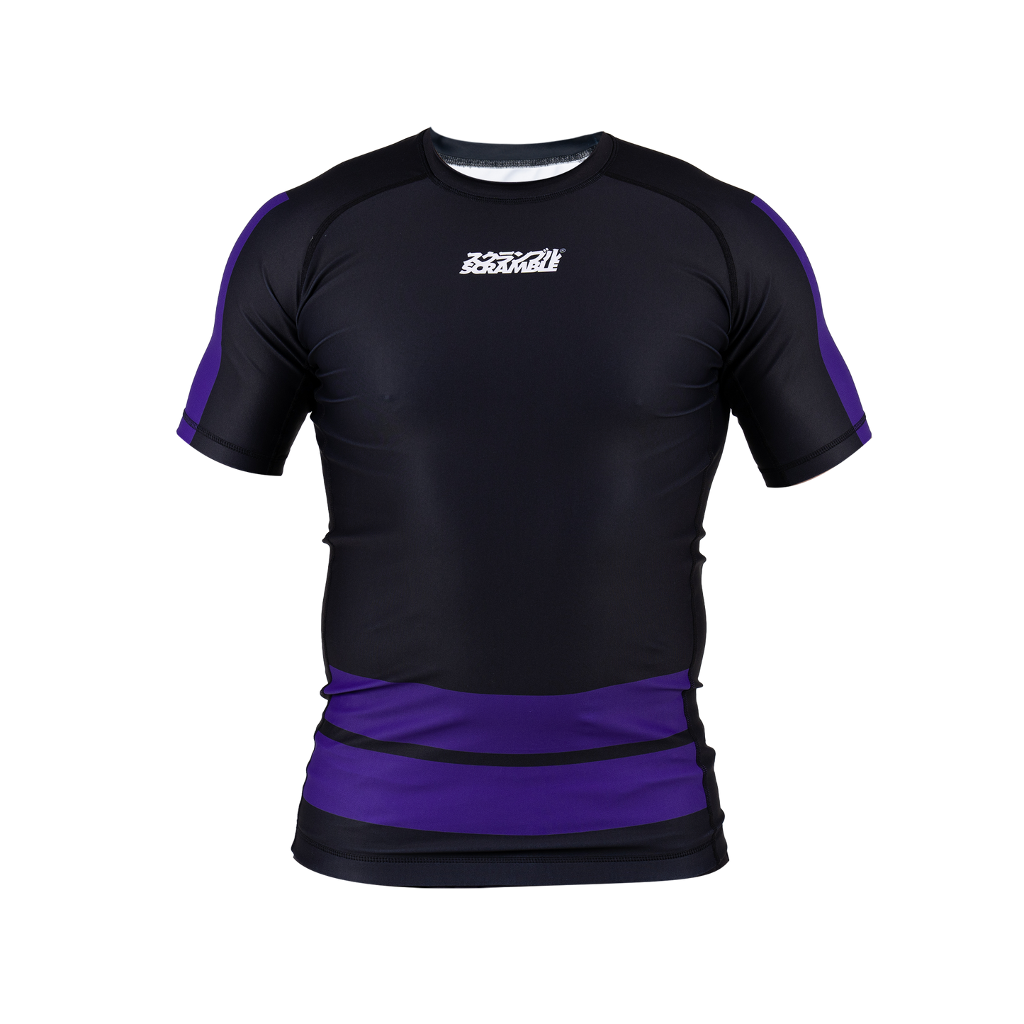 Scramble Ranked Rashguard Short Sleeve- Purple