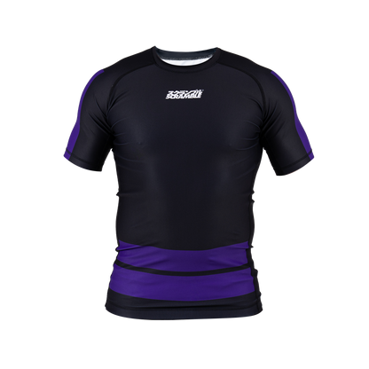Scramble Ranked Rashguard Short Sleeve- Purple