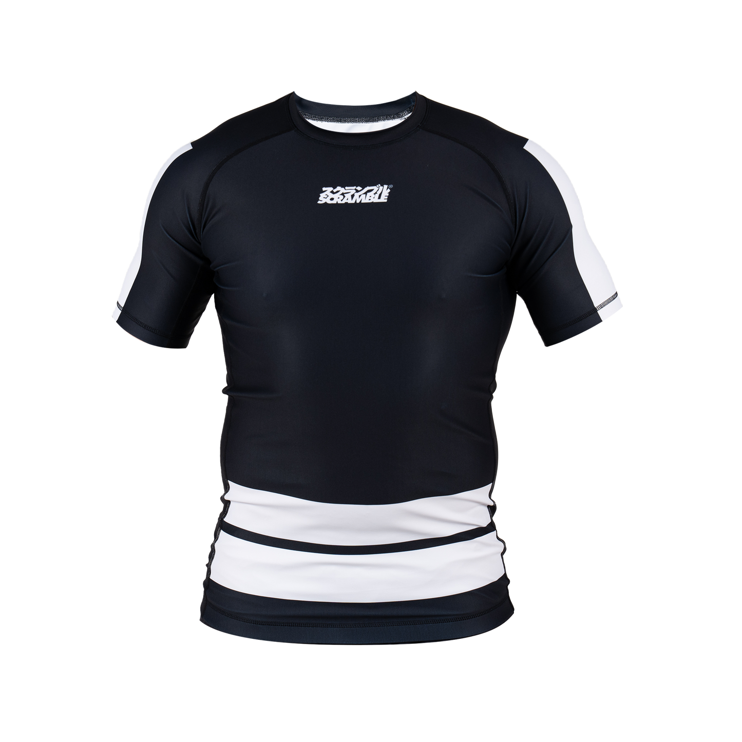 Scramble Ranked Rashguard Short Sleeve - White