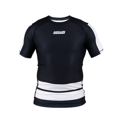 Scramble Ranked Rashguard Short Sleeve - White