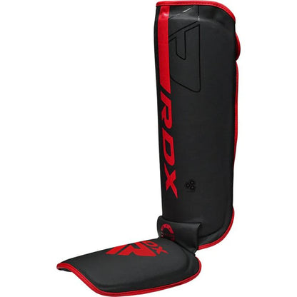 RDX F6 KARA MMA Shin Instep Guards Black Red