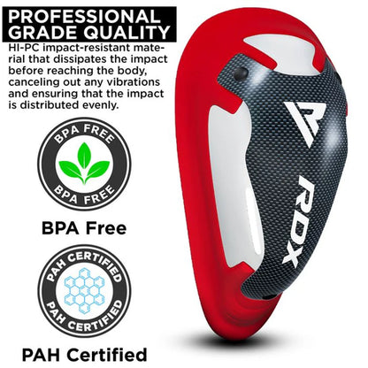 RDX 1N Gel Groin Protection Cup Red/White