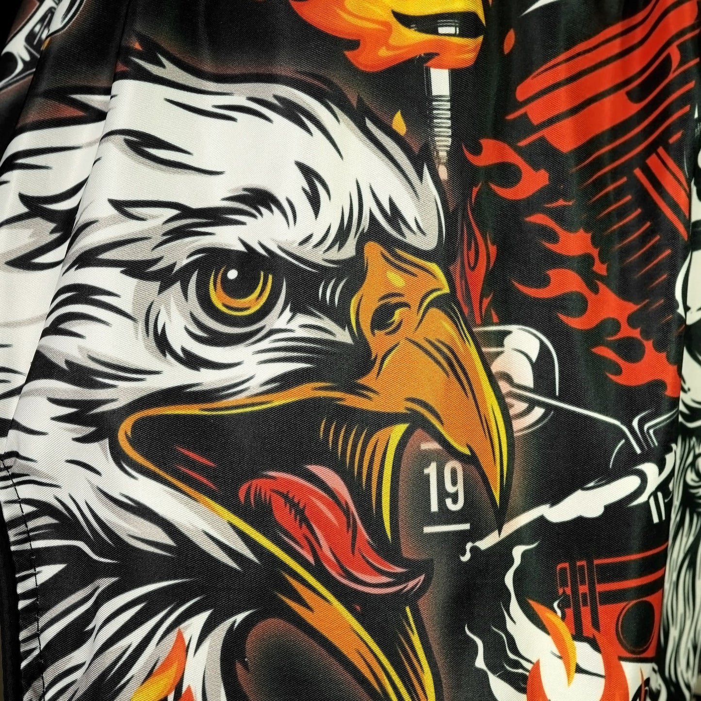 TUFF High-Cut Retro Muaythai Shorts - RMS108 - Graybeard and The Eagle