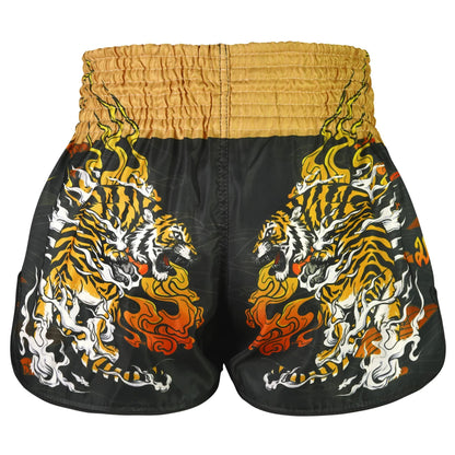 RMS111 TUFF High-Cut Retro Muaythai Shorts Tora Mazuka The True Tiger