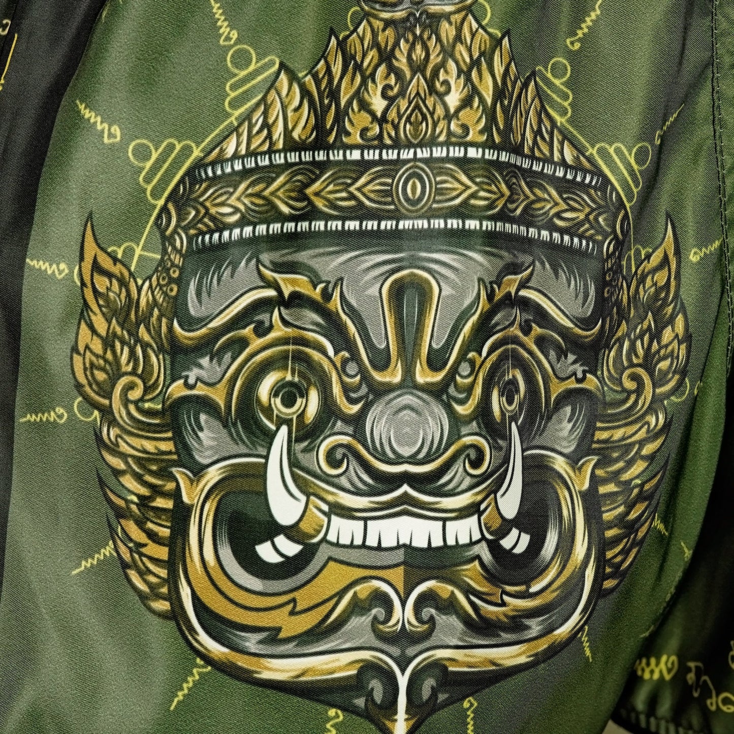 RMS117 TUFF High-Cut Retro Muaythai Shorts The Immortal Yaksa