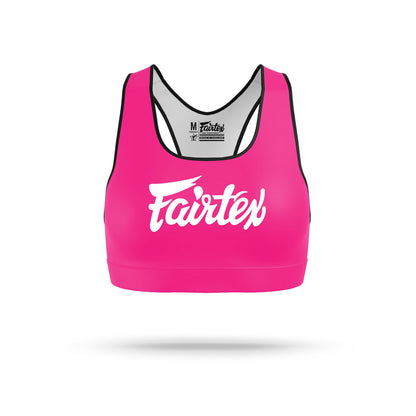 Fairtex - SB1 - Classic Sports Bra Pink-White