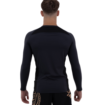 Scramble Shinobi Long Sleeve Rashguard – Black