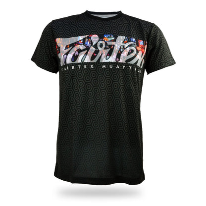 TST217 Fairtex Pattaya Nightlife T-Shirt Black