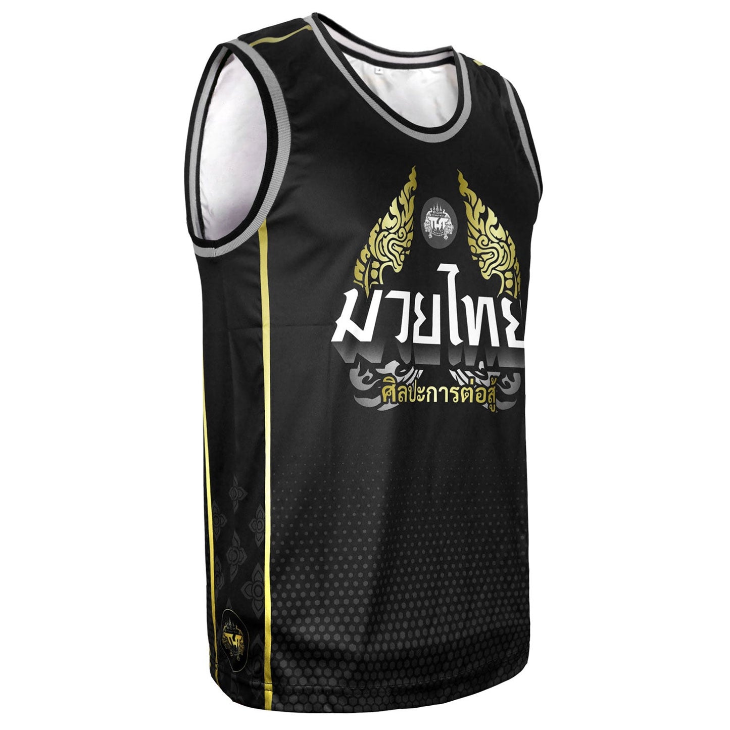 TT102 TUFF Tank Top Thai King Of Naga Black