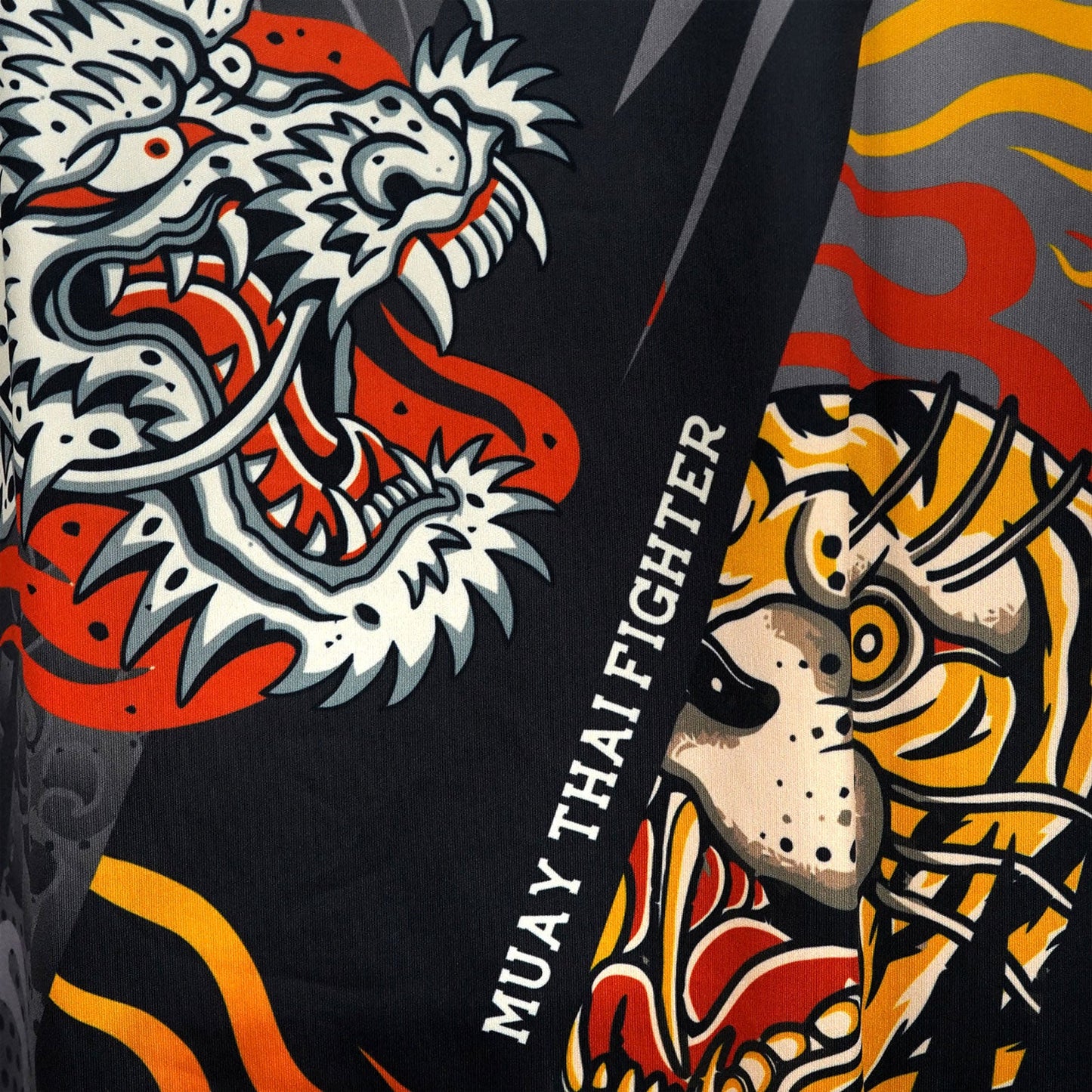 TUFF Tank Top - TT105 - Black Dragon and Tiger