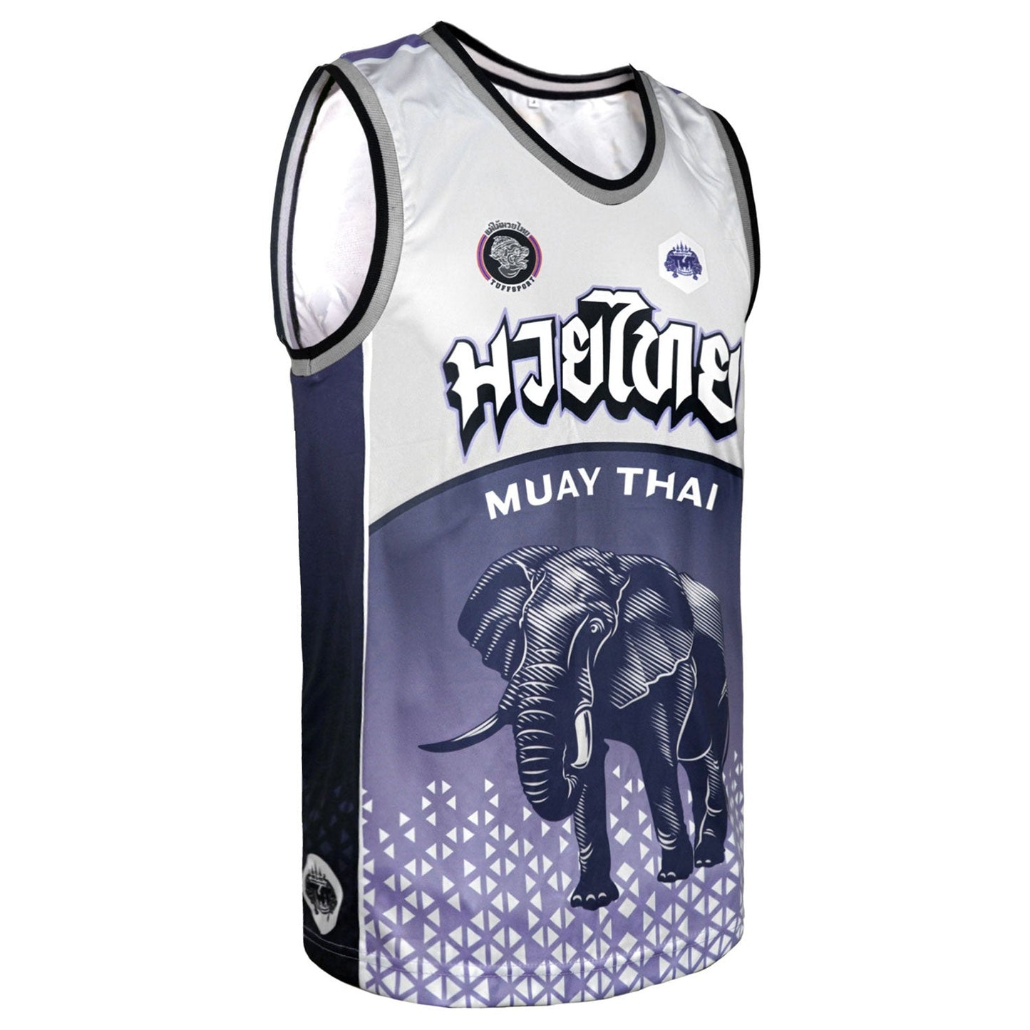 TT106 TUFF Tank Top War Elephant Grey-Blue