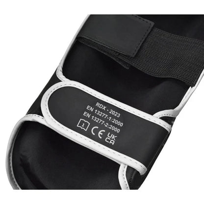 RDX F6 KARA MMA Shin Instep Guards Black White