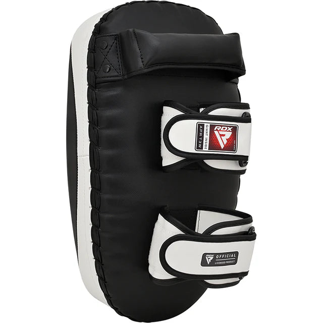 RDX T3 Black/White Muay Thai Kick Pads